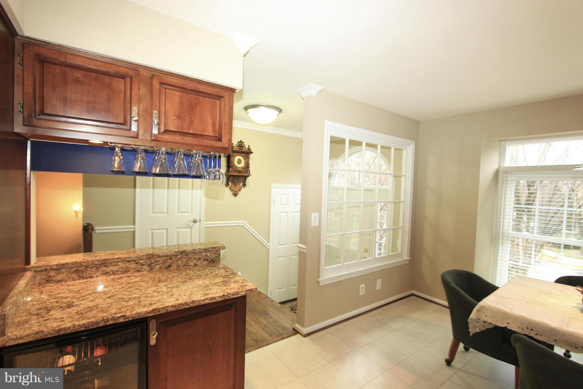 3817 Inverness Road Fairfax, VA 22033 - Photo 5 of 30 Kitchen with Built-in Wine Refrigerator