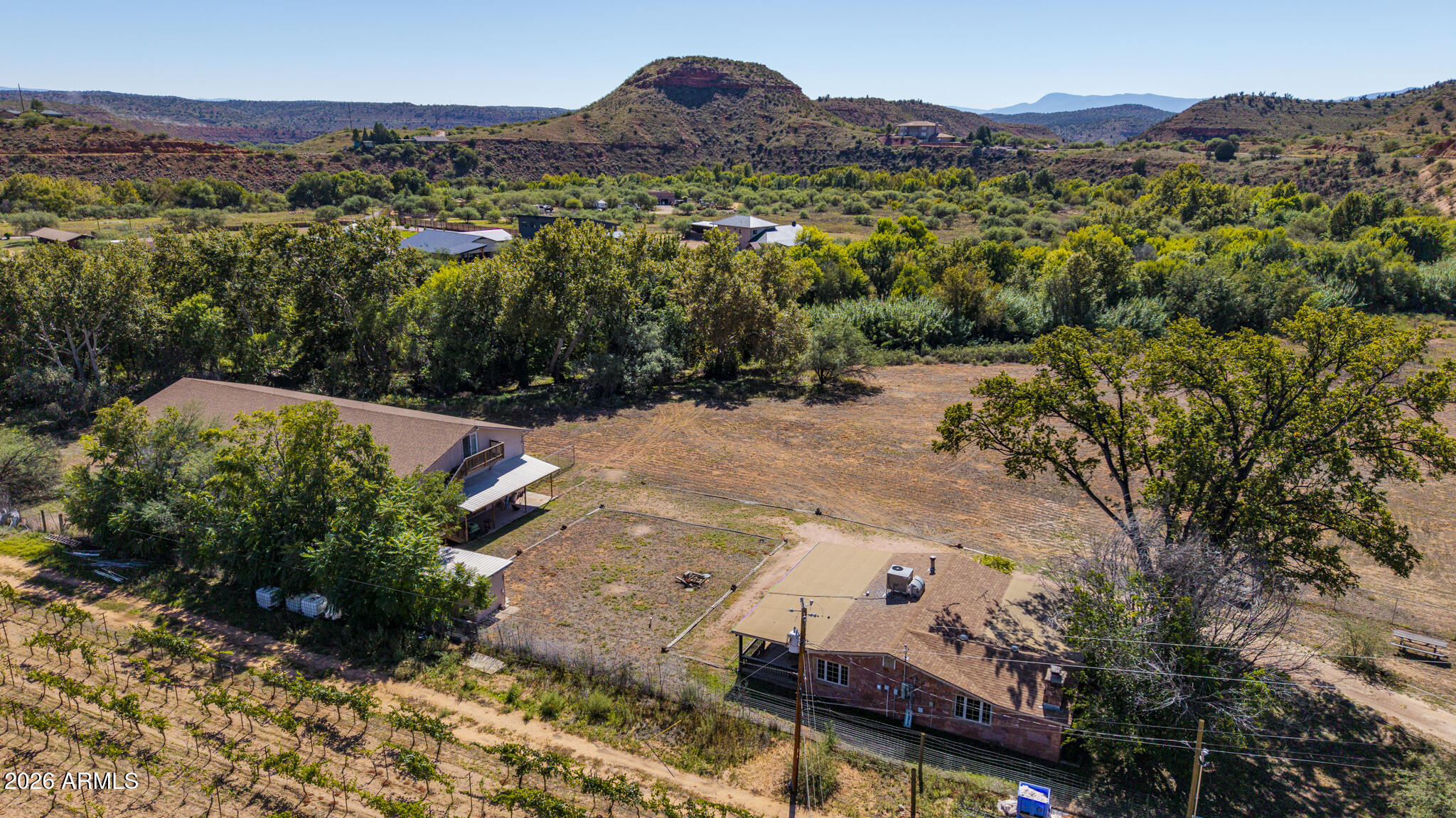 2025 South Loy Road Cornville, AZ 86325 - Photo 10 of 47 Aerial_House & Barn