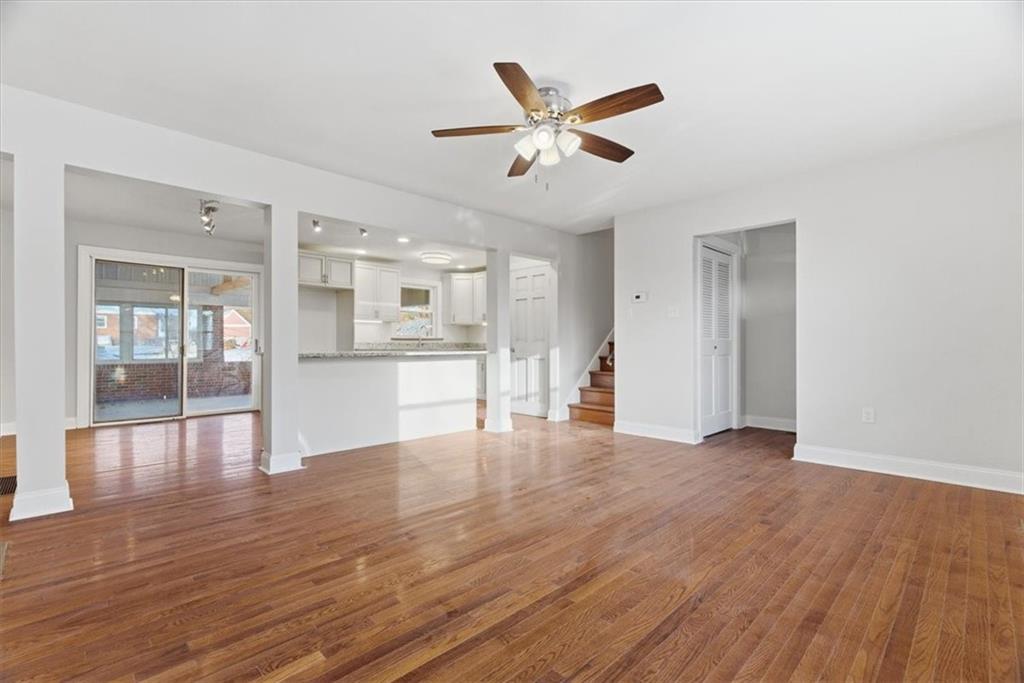 84 Hall Avenue Pittsburgh, PA 15205 - Photo 2 of 34 a view of an empty room with wooden floor and a window