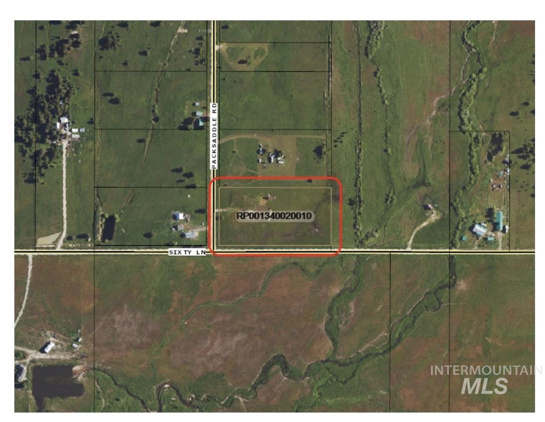 Map / location with property parcel outlined