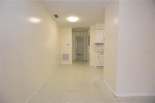 a view of empty room