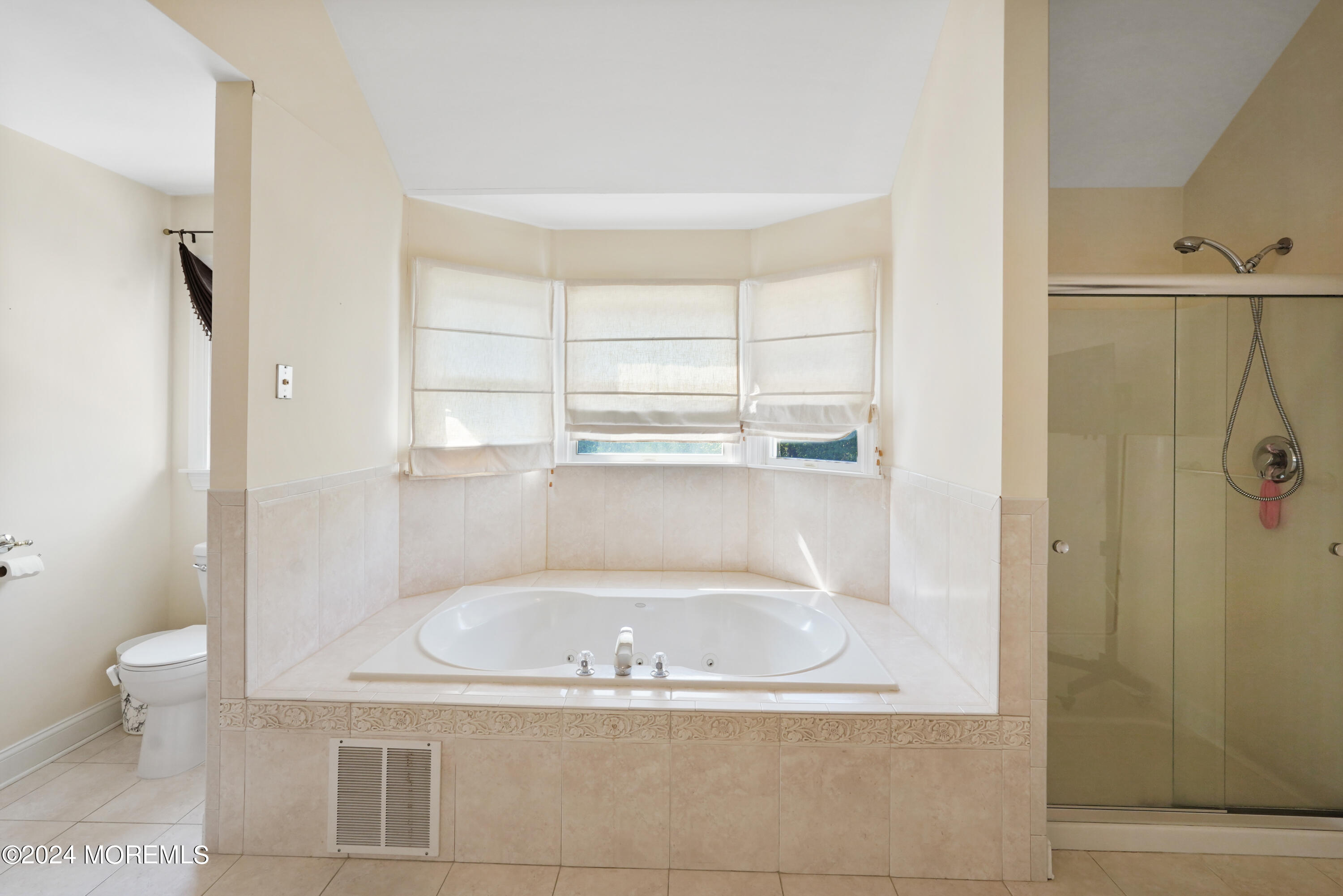 455 Iron Bridge Road Freehold, NJ 07728 - Photo 32 of 60 a white bath tub sitting next to a toilet