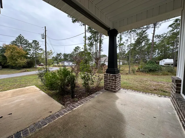 a view of a entryway door of the house