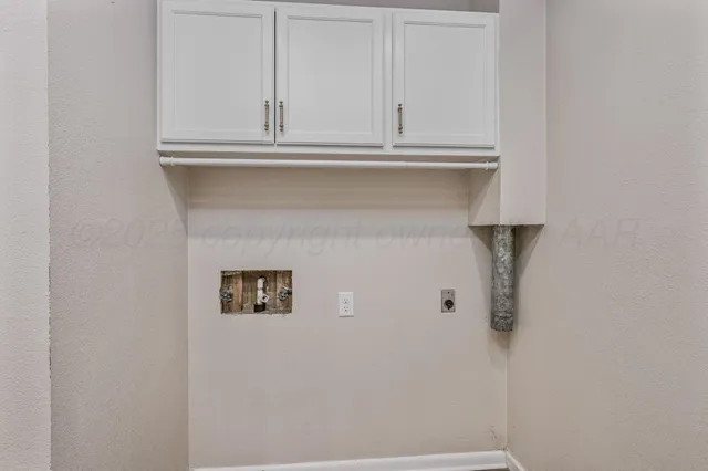 a close view of utility room