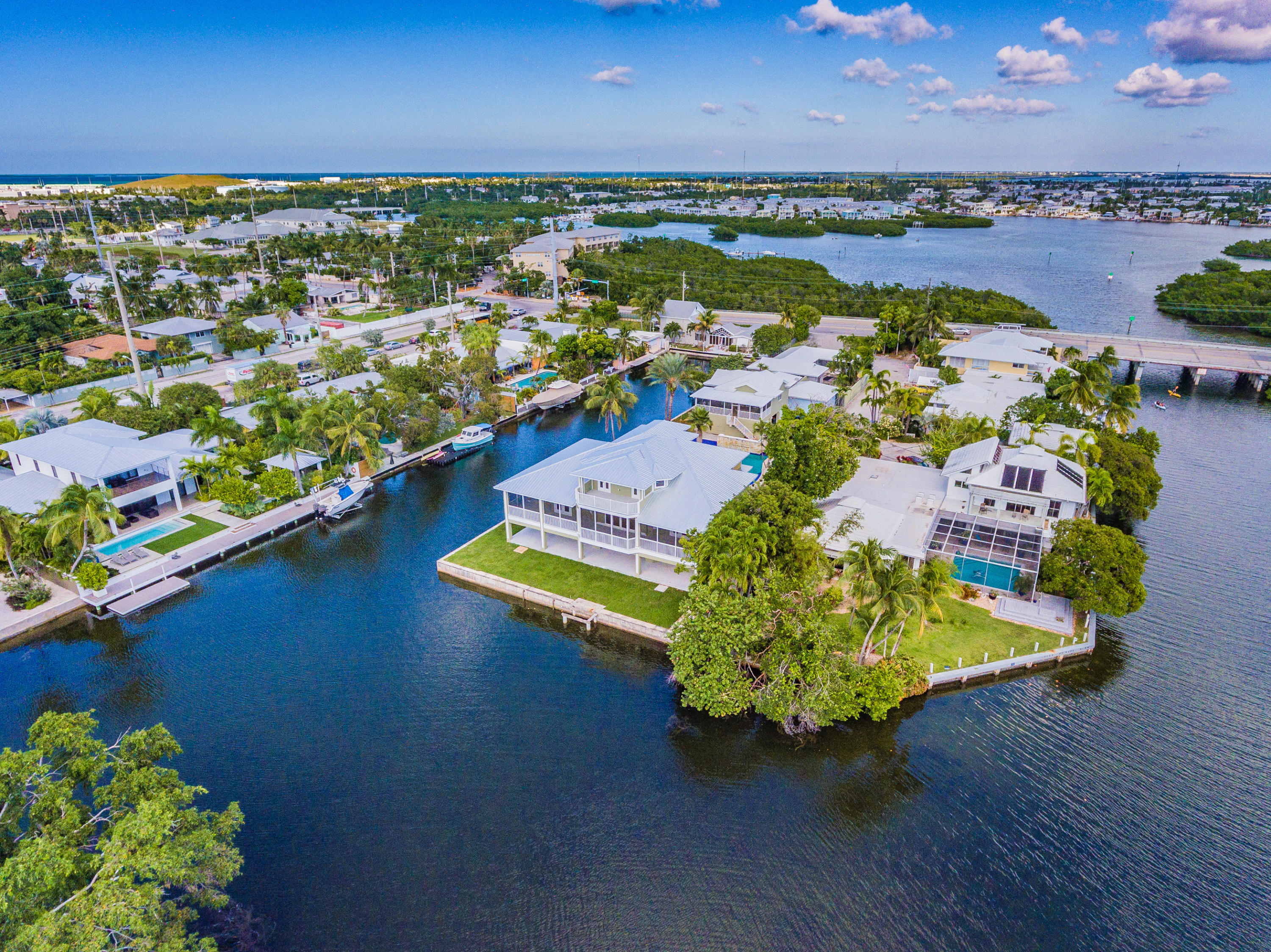 2 Go Lane Key West, FL 33040 - Photo 40 of 42 an aerial view of residential houses with outdoor space and lake view