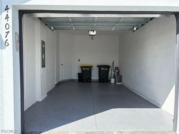 a view of a hallway with closet