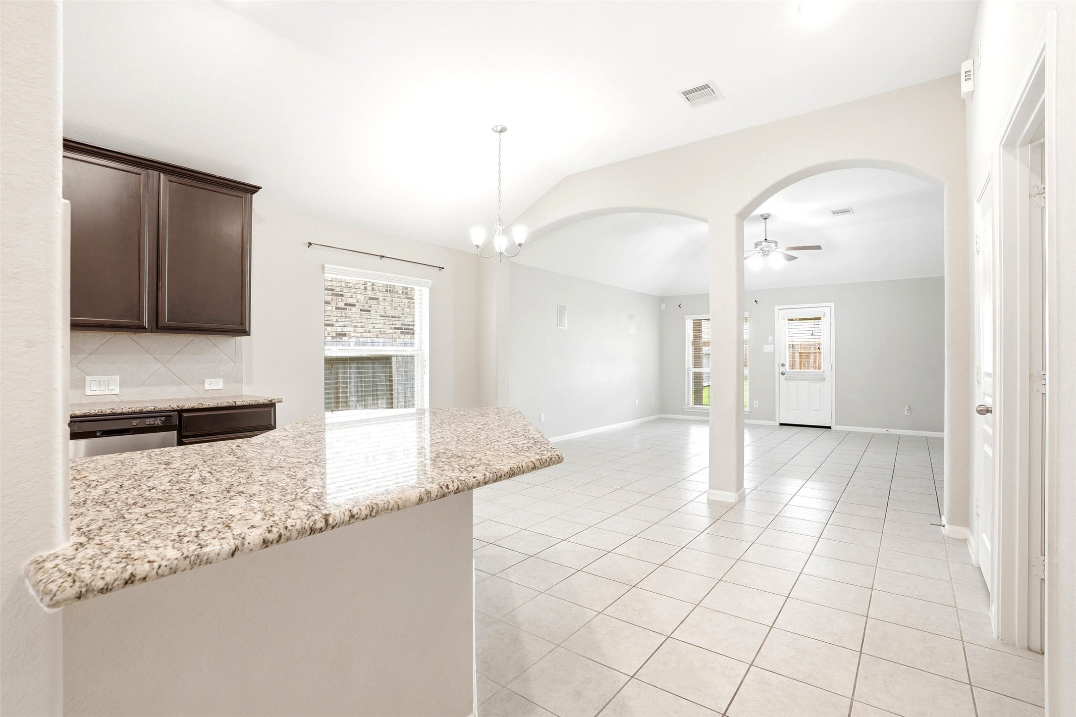 3718 Logandale Ridge Lane Katy, TX 77493 - Photo 6 of 28 Open concept kitchen with living room