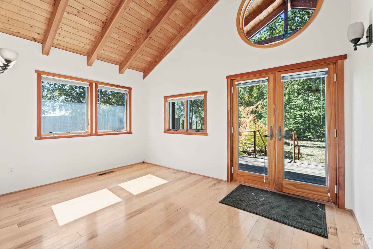 10185 East Road Redwood Valley, CA 95470 - Photo 4 of 17 a view of an empty room with a window