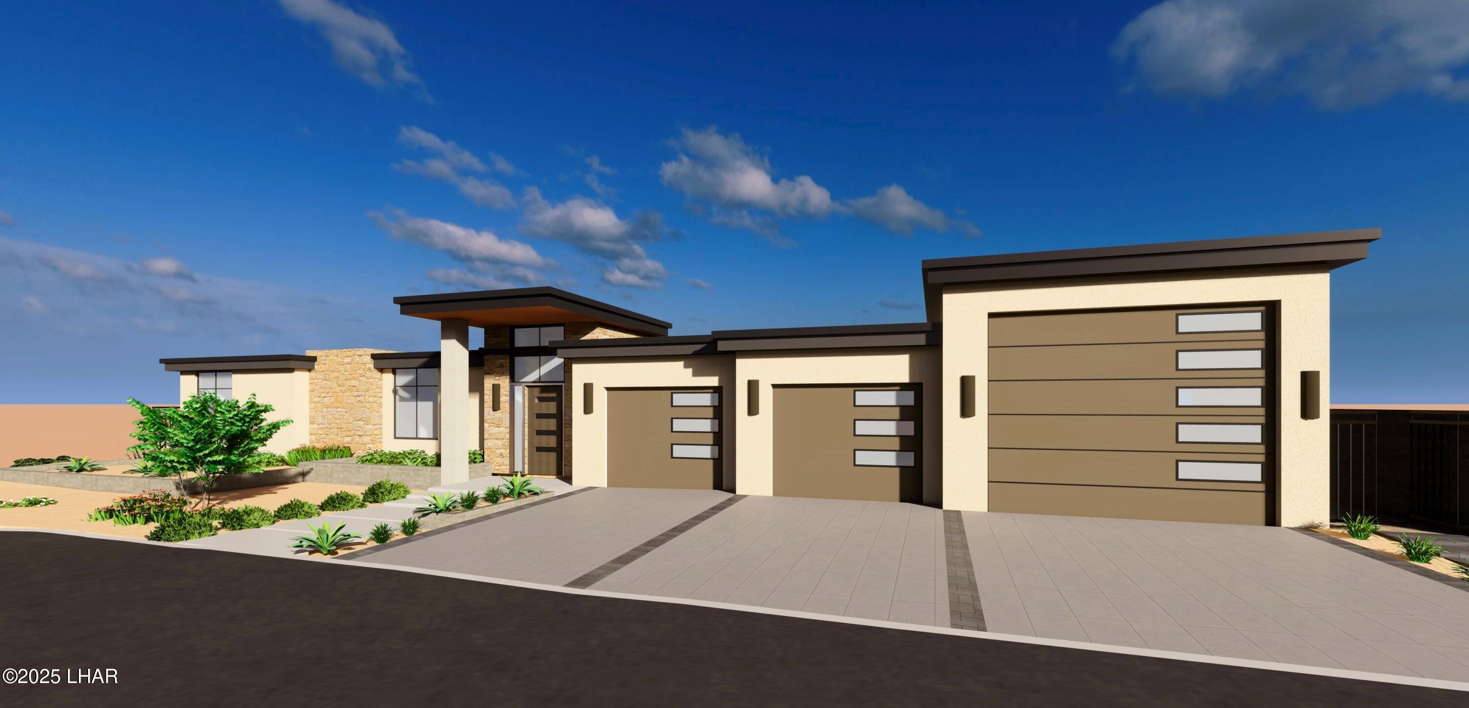 2450 Riviera Rdg Court East Lake Havasu City, AZ 86406 - Photo 15 of 15 LakeHavasu_Lot65_NorthElevation_Render