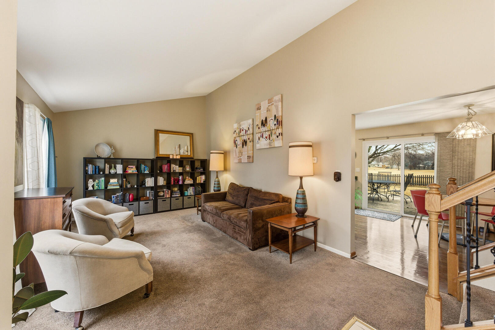 2023 Springside Drive Naperville, IL 60565 - Photo 3 of 16 a living room with furniture and a wooden floor
