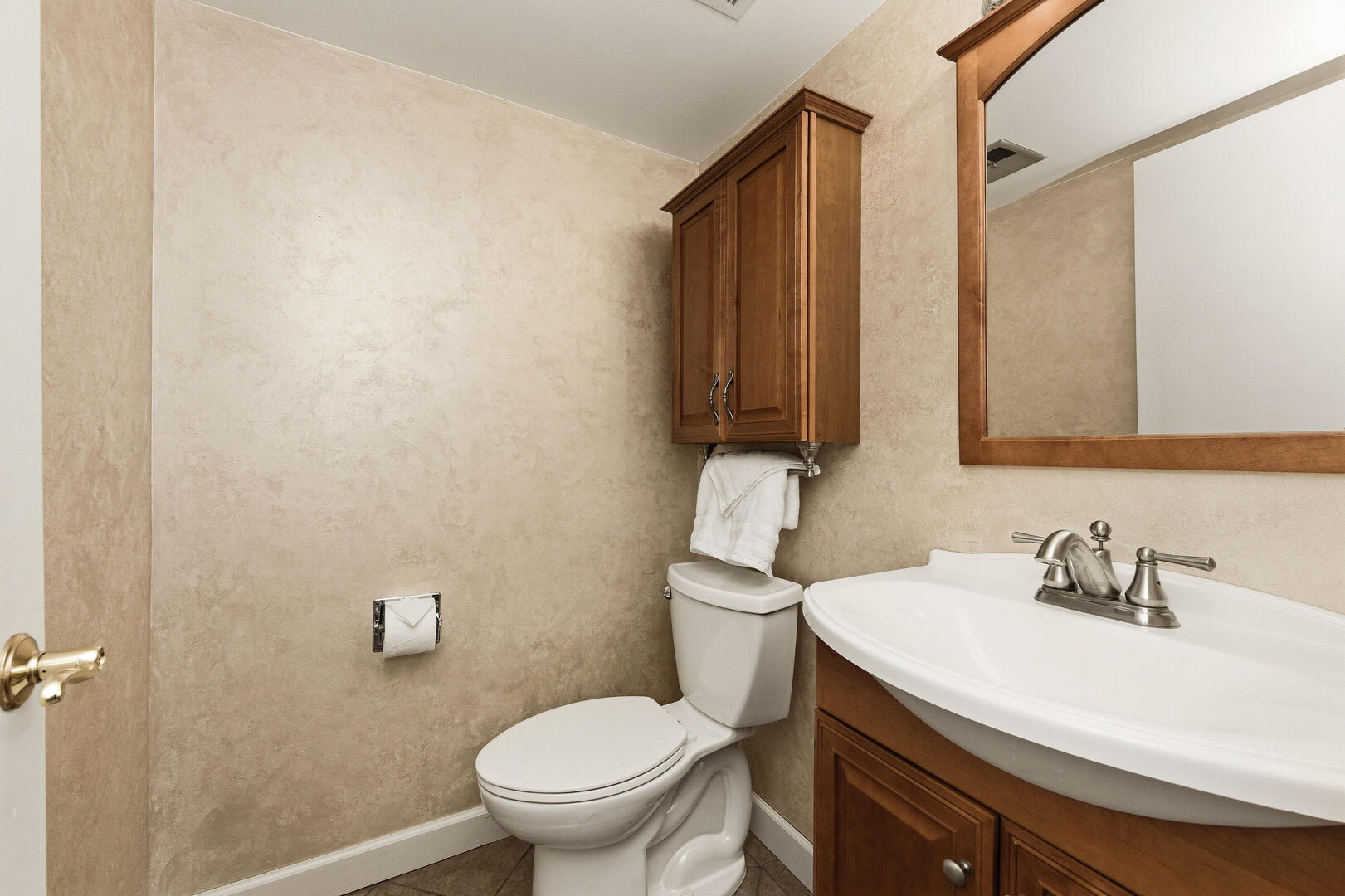 2023 Springside Drive Naperville, IL 60565 - Photo 10 of 16 a bathroom with a sink toilet and mirror