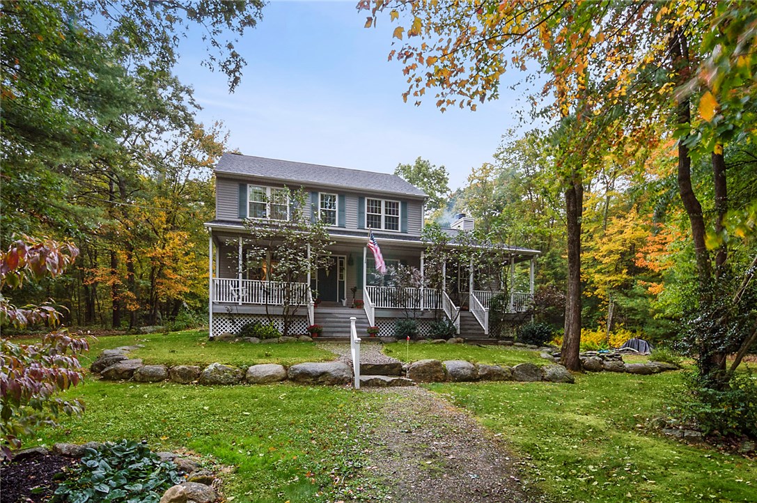 1883 Snake Hill Road Glocester, RI 02814 - Photo 1 of 18 This lovely Colonial Home sits on 5 Acres and features a Farmers Porch, Large Deck & separate 50' X 50' - 2,500 Sq Ft Barn/Garage.