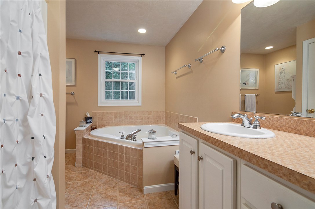 1883 Snake Hill Road Glocester, RI 02814 - Photo 12 of 18 2nd Floor Bathroom has separate Jacuzzi tub.
