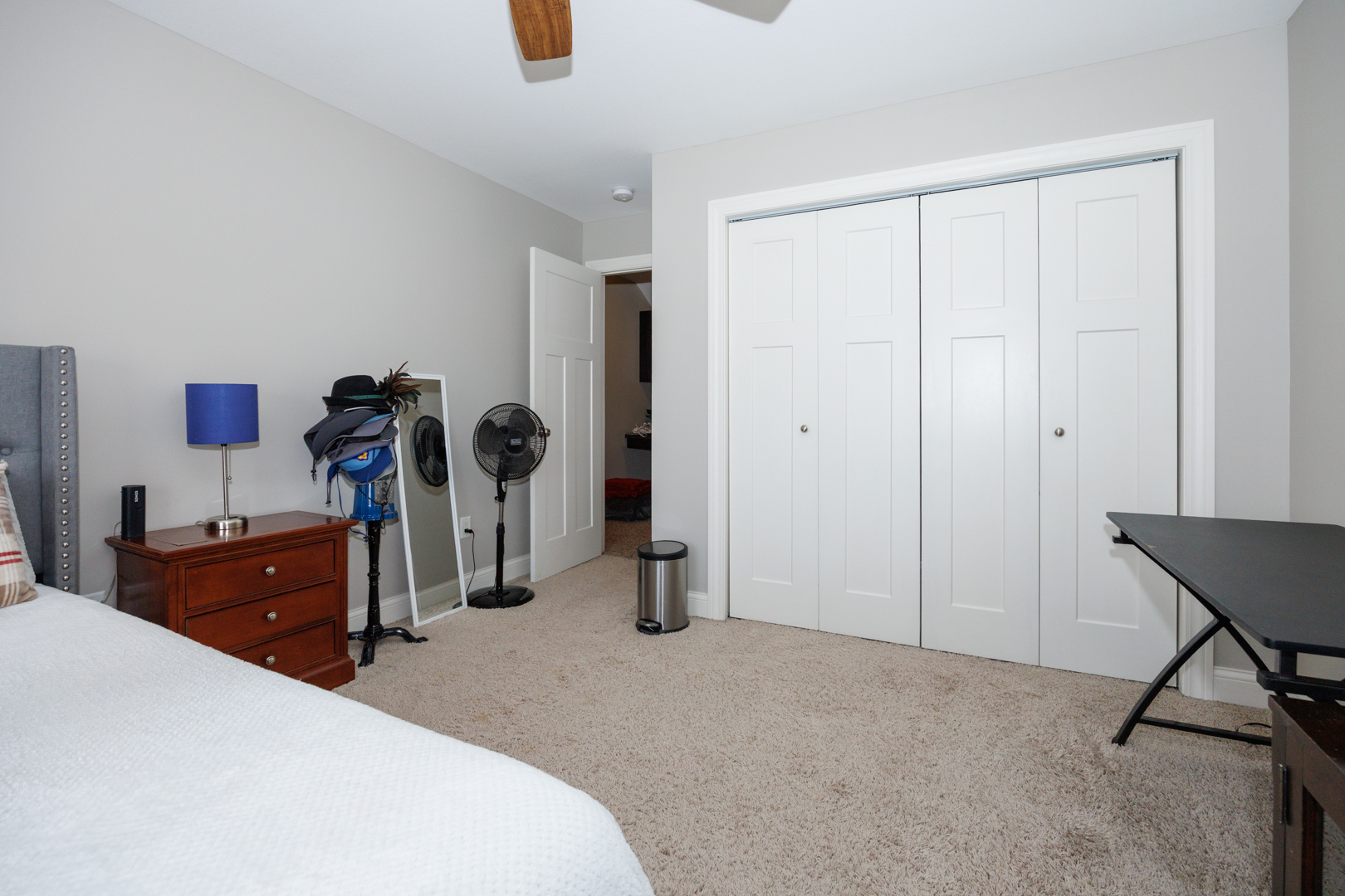 114 Mallard Way Hudson, IL 61748 - Photo 41 of 65 a bed room with a bed and a chair