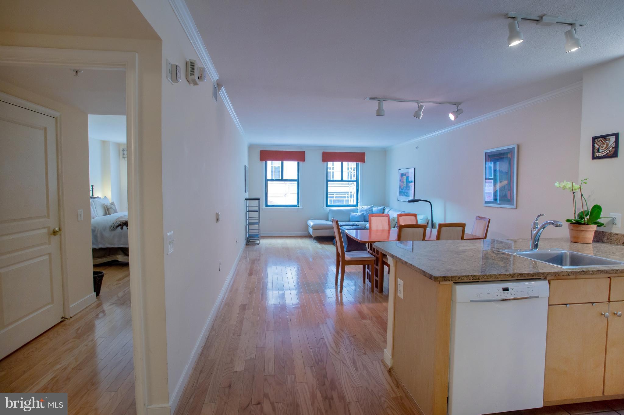 616 E Street Northwest, Unit 221 Washington, DC 20004 - Photo 18 of 55 Bedroom & Entry Hall West