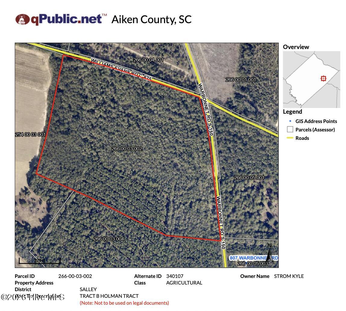 0 Warbonnet Road Springfield, SC 29146 - Photo 16 of 16 qpublic plat
