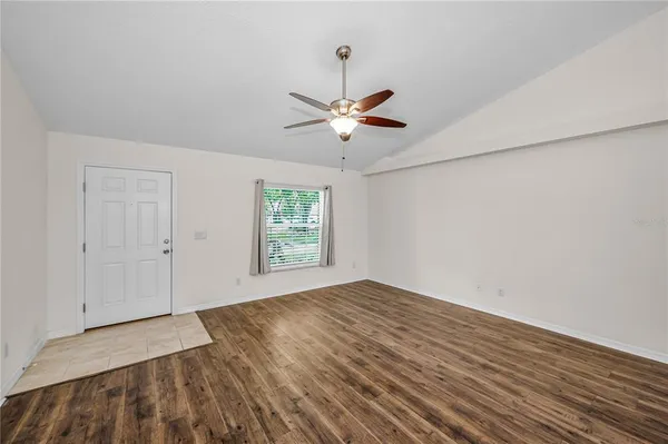 wooden floor in an empty room