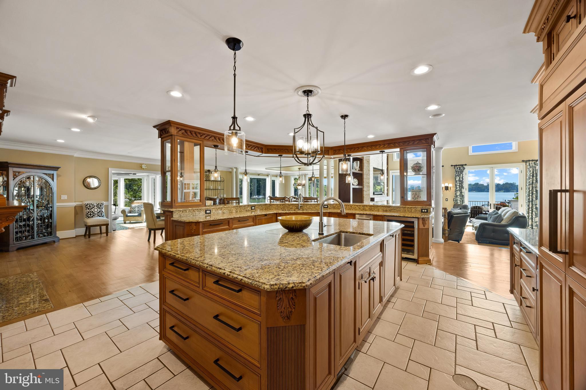 125 South Winchester Road Annapolis, MD 21409 - Photo 13 of 47 a kitchen with counter space and living room view