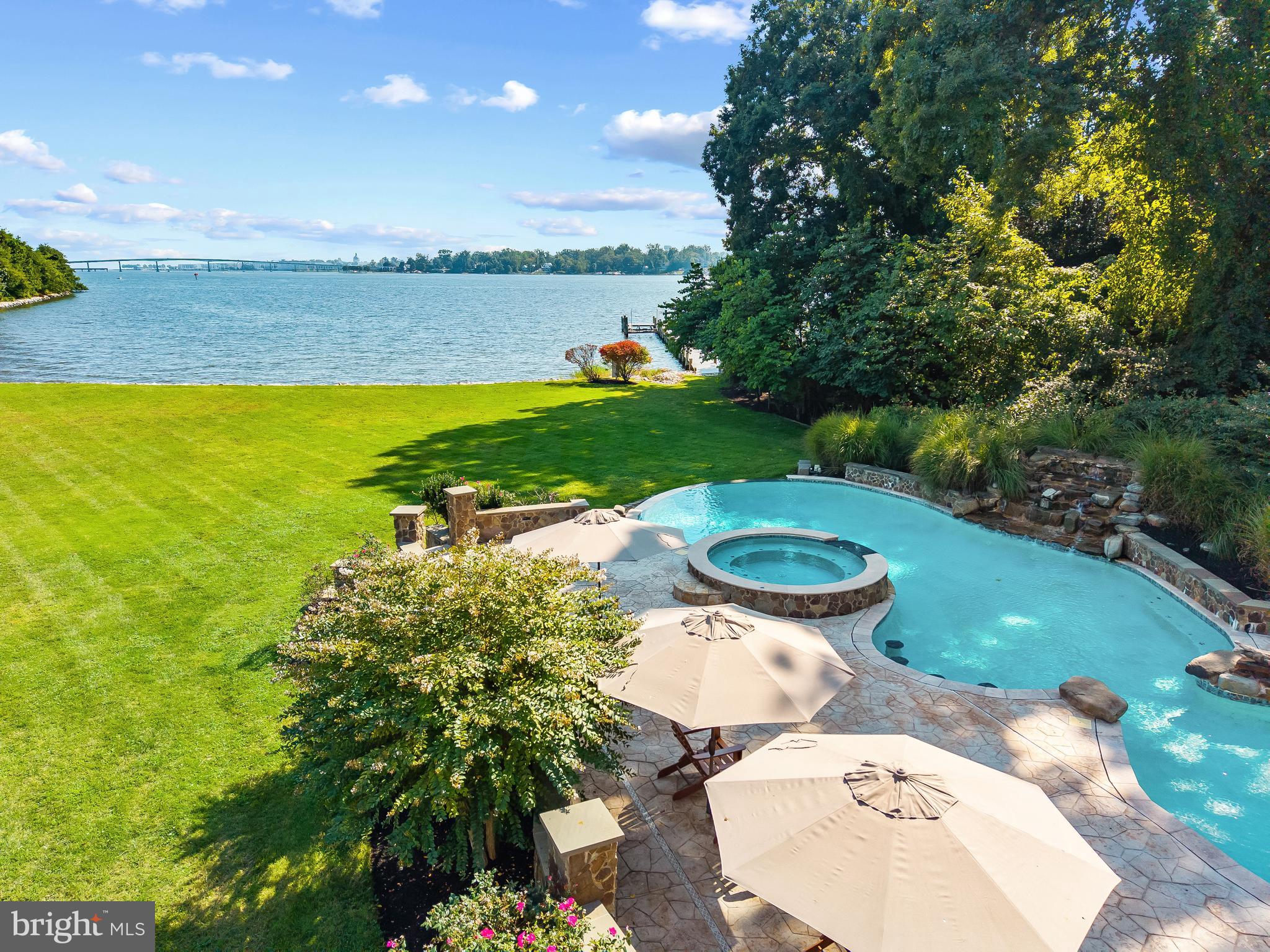 125 South Winchester Road Annapolis, MD 21409 - Photo 22 of 47 a view of a swimming pool and outdoor space