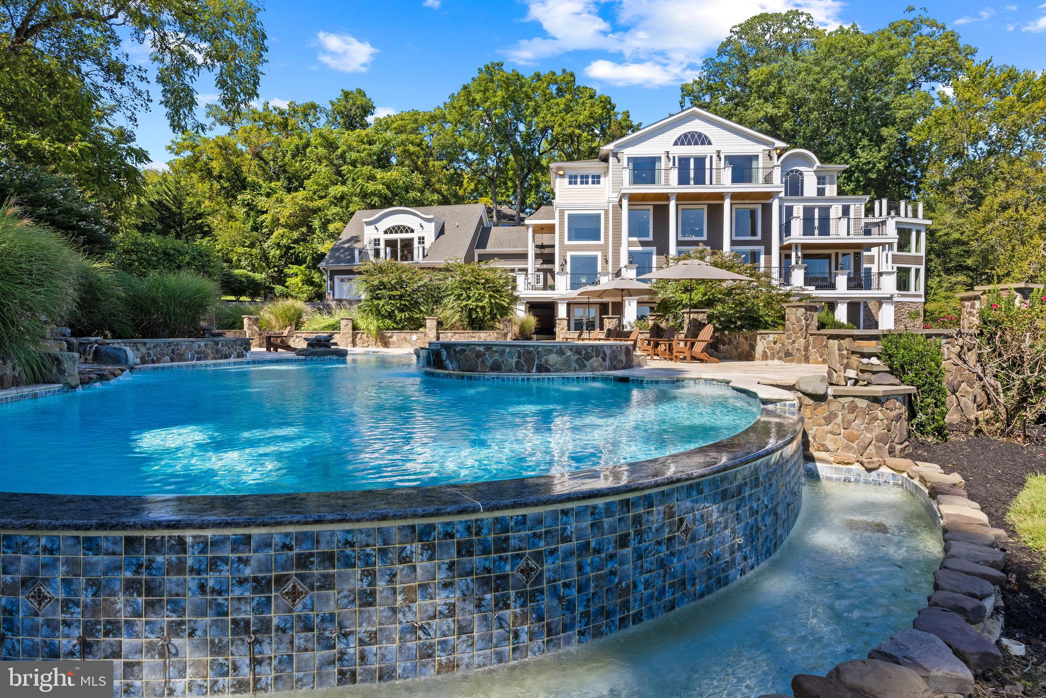 125 South Winchester Road Annapolis, MD 21409 - Photo 40 of 47 a view of a house with swimming pool