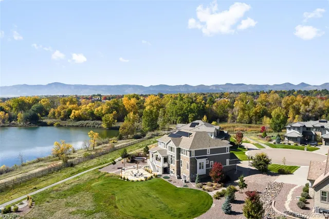 a view of a city with lake view