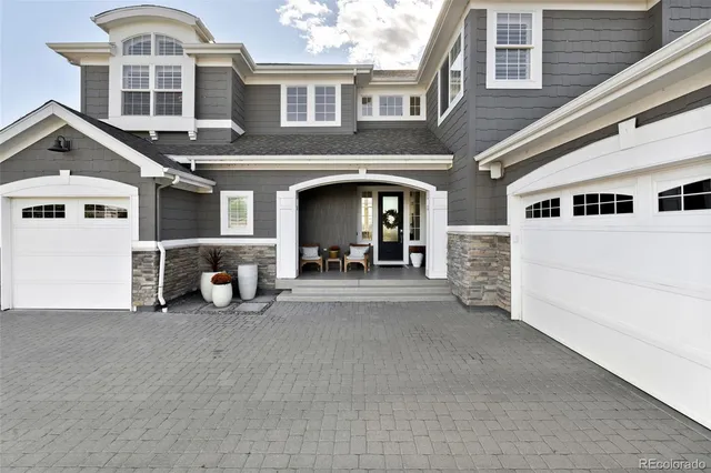 a view of a building with a porch