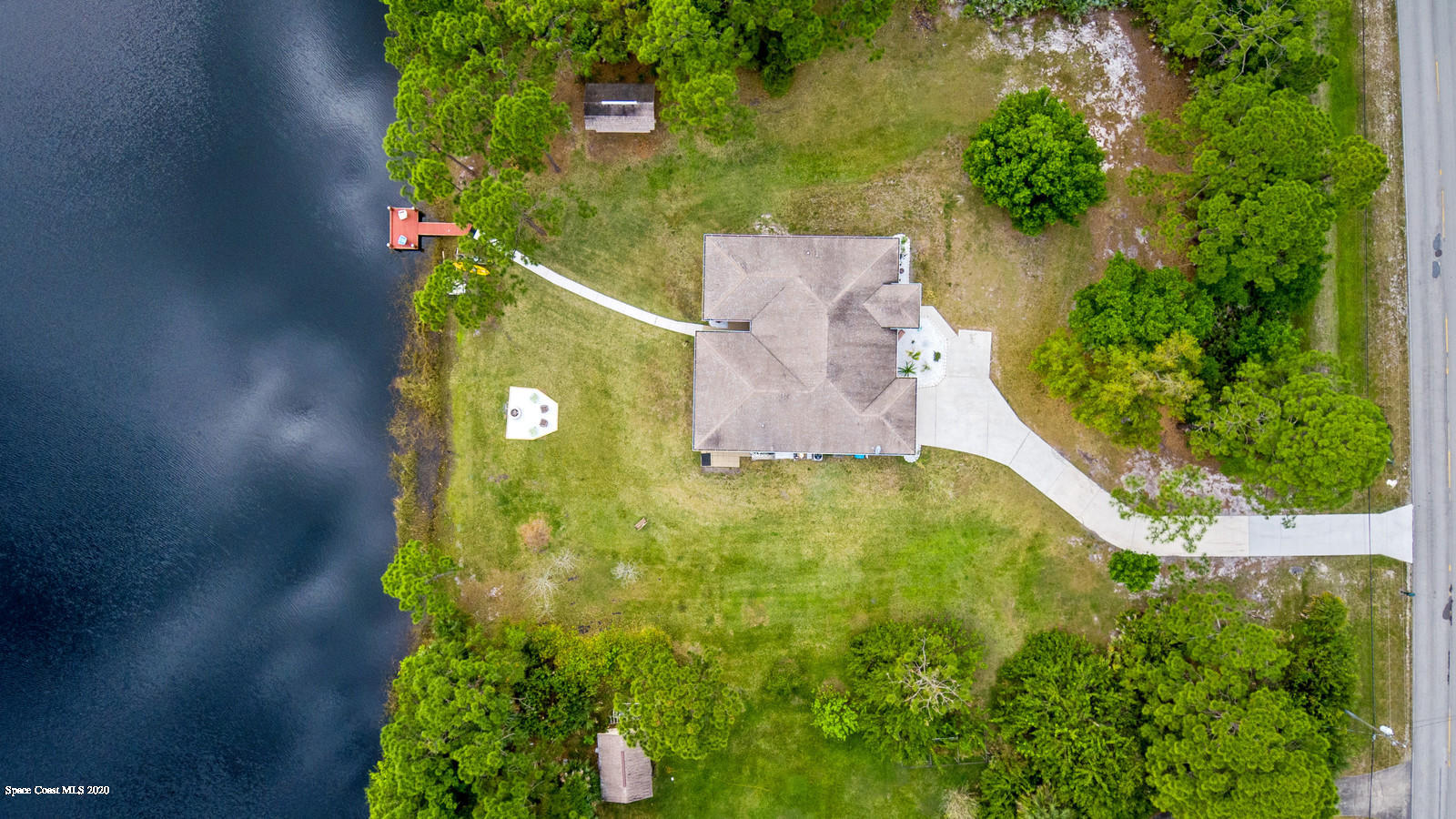 1301 Grant Road Grant Valkaria, FL 32949 - Photo 2 of 44 Bird's Eye View