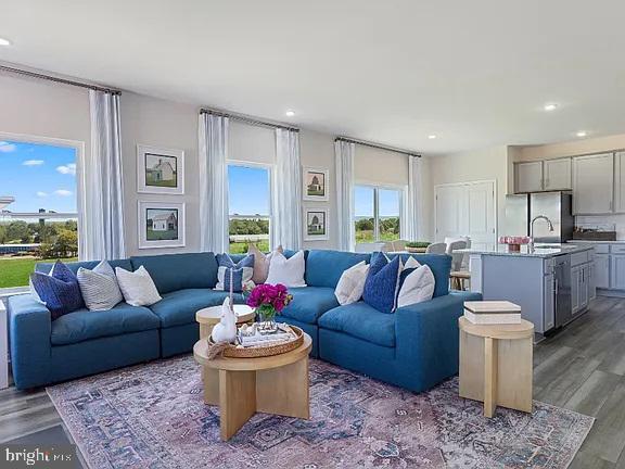 406 Freeman Street Ranson, WV 25438 - Photo 2 of 6 a living room with furniture and view of kitchen