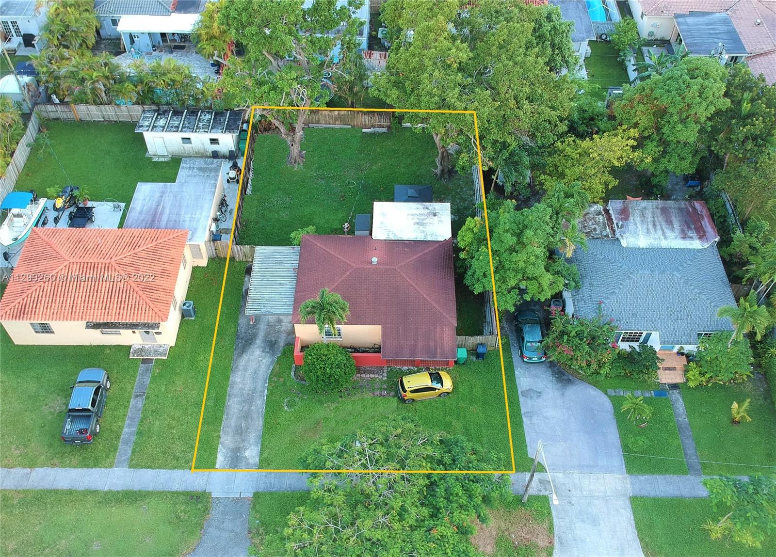 6442 Southwest 37th Street Miami, FL 33155 - Photo 13 of 14 an aerial view of house with yard swimming pool and outdoor seating