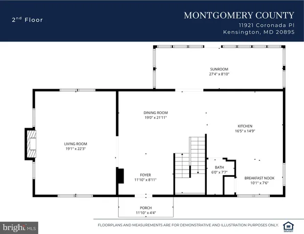 $1,150,000 | 11921 Coronada Place, Kensington, MD 20895