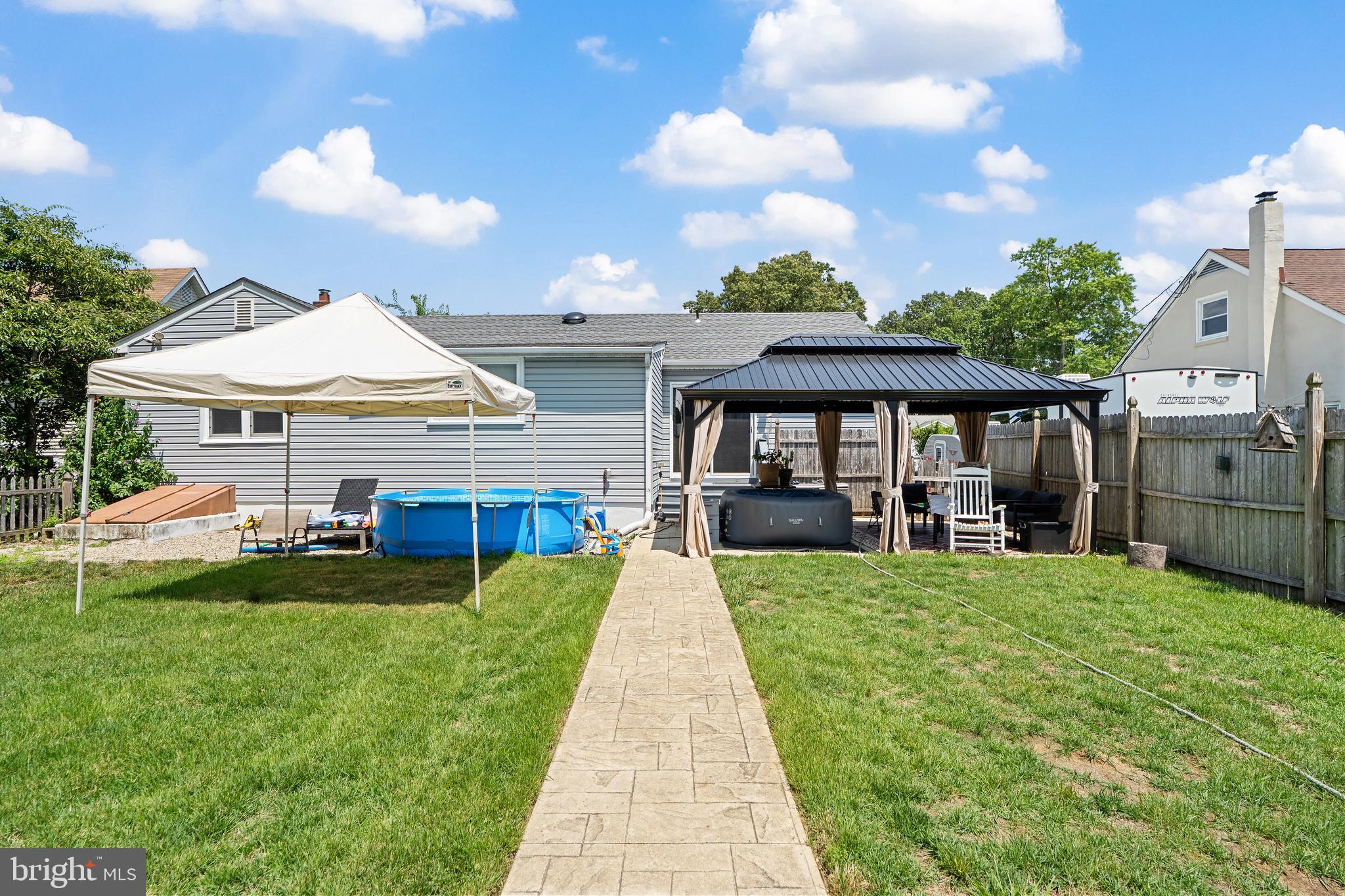 602 Rancocas Avenue Riverside, NJ 08075 - Photo 30 of 40 a front view of a house with garden