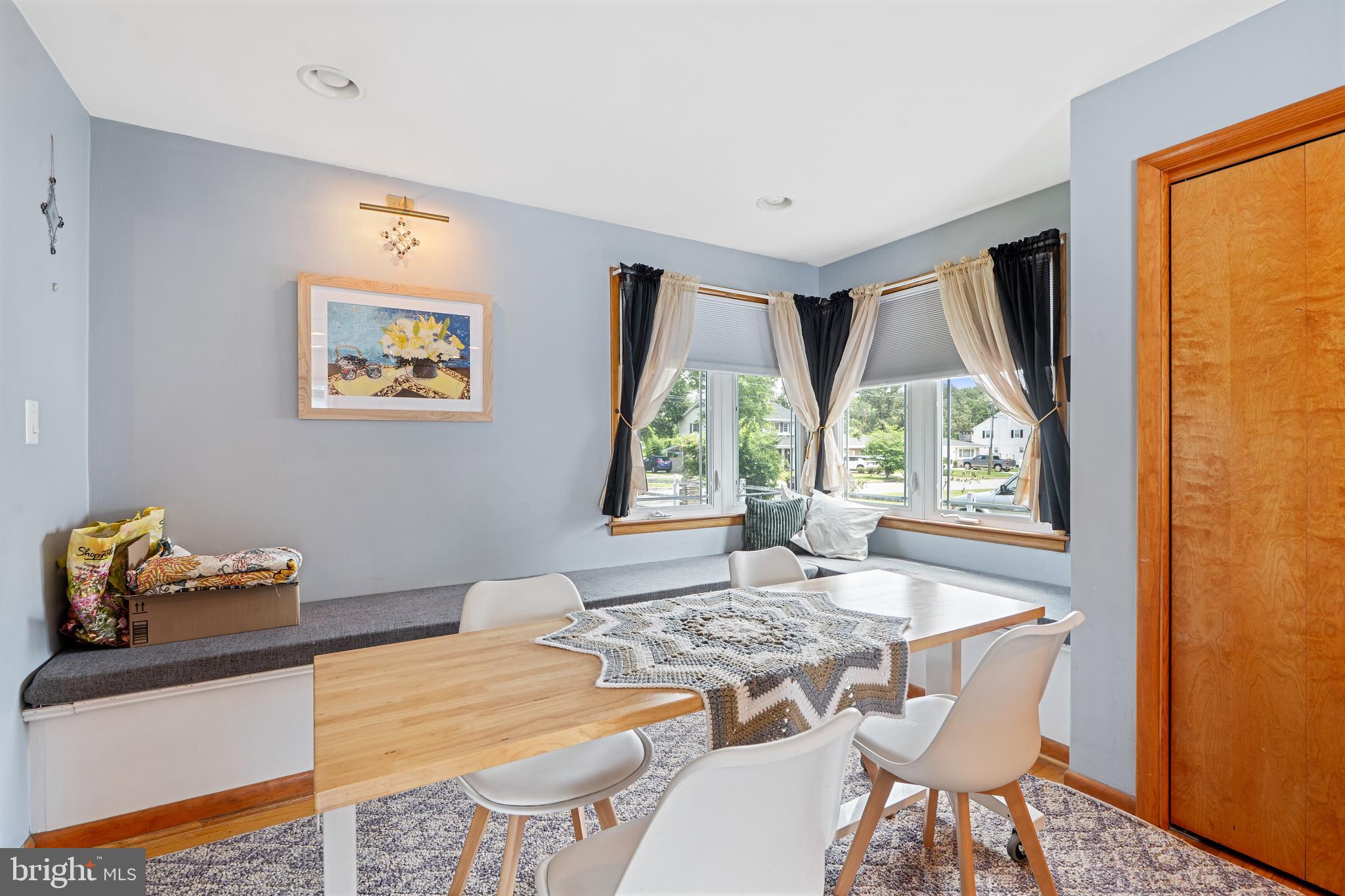 602 Rancocas Avenue Riverside, NJ 08075 - Photo 7 of 40 a view of a dining room with furniture a rug and wooden floor