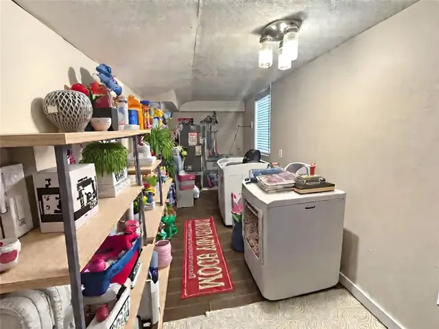 a view of a room with musical instruments