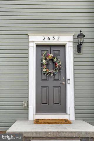 a view of a entryway door of the house