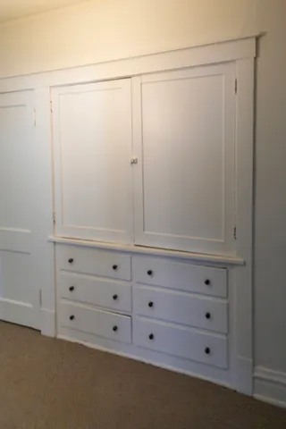 a view of a closet