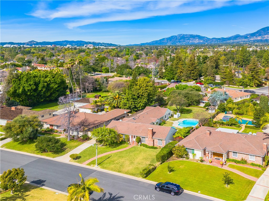 2835 Devonport Road San Marino, CA 91108 - Photo 51 of 54 an aerial view of residential houses with outdoor space and ocean view