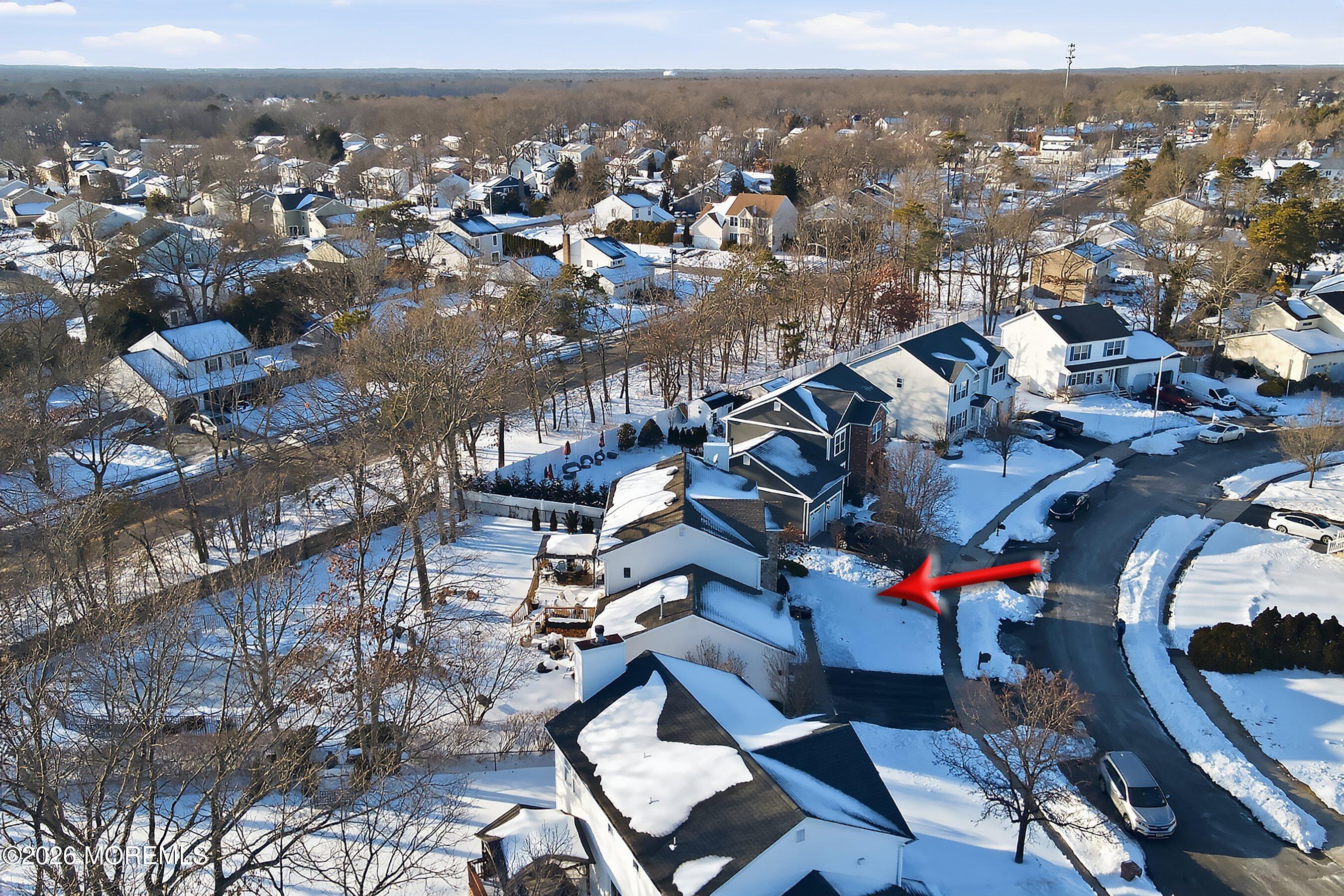 28 Jacob Drive Howell, NJ 07731 - Photo 50 of 52 02-Aerial 1 ARROW