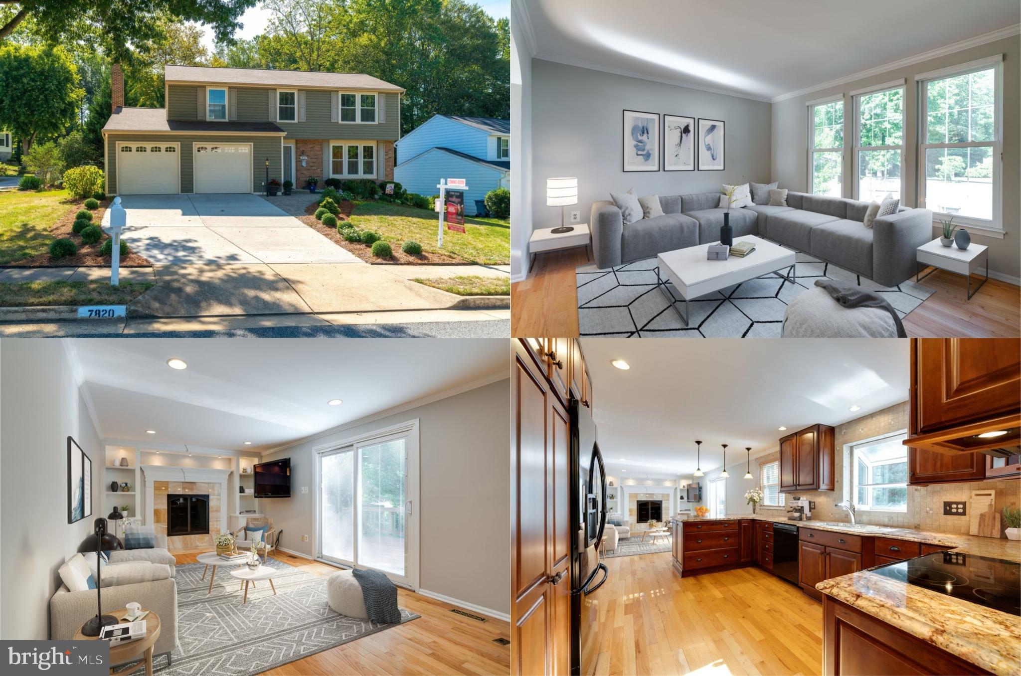 7820 Roundabout Way Springfield, VA 22153 - Photo 1 of 67 Gorgeous renovated 4 BR, 3.5 BA home on lovely lot