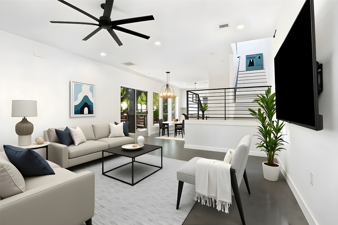 18205 Fair Lane Jonestown, TX 78645 - Photo 7 of 40 a living room with furniture