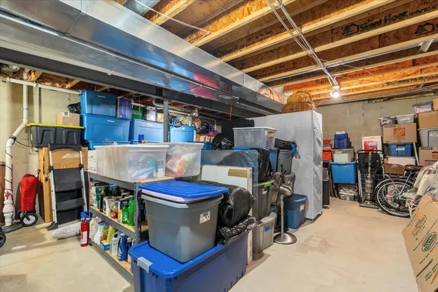 a view of storage and utility room