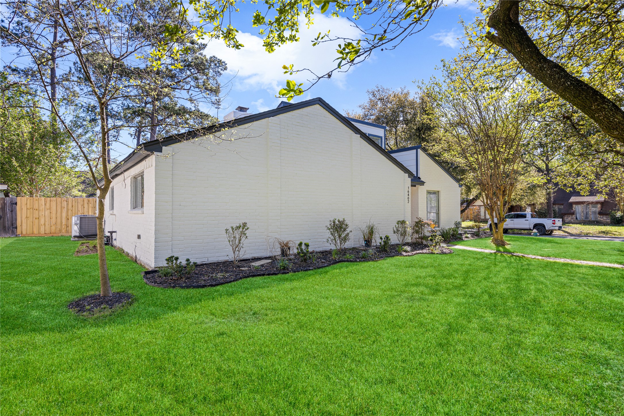 16402 Lobo Lane Spring, TX 77379 - Photo 3 of 35 Ample front yard space