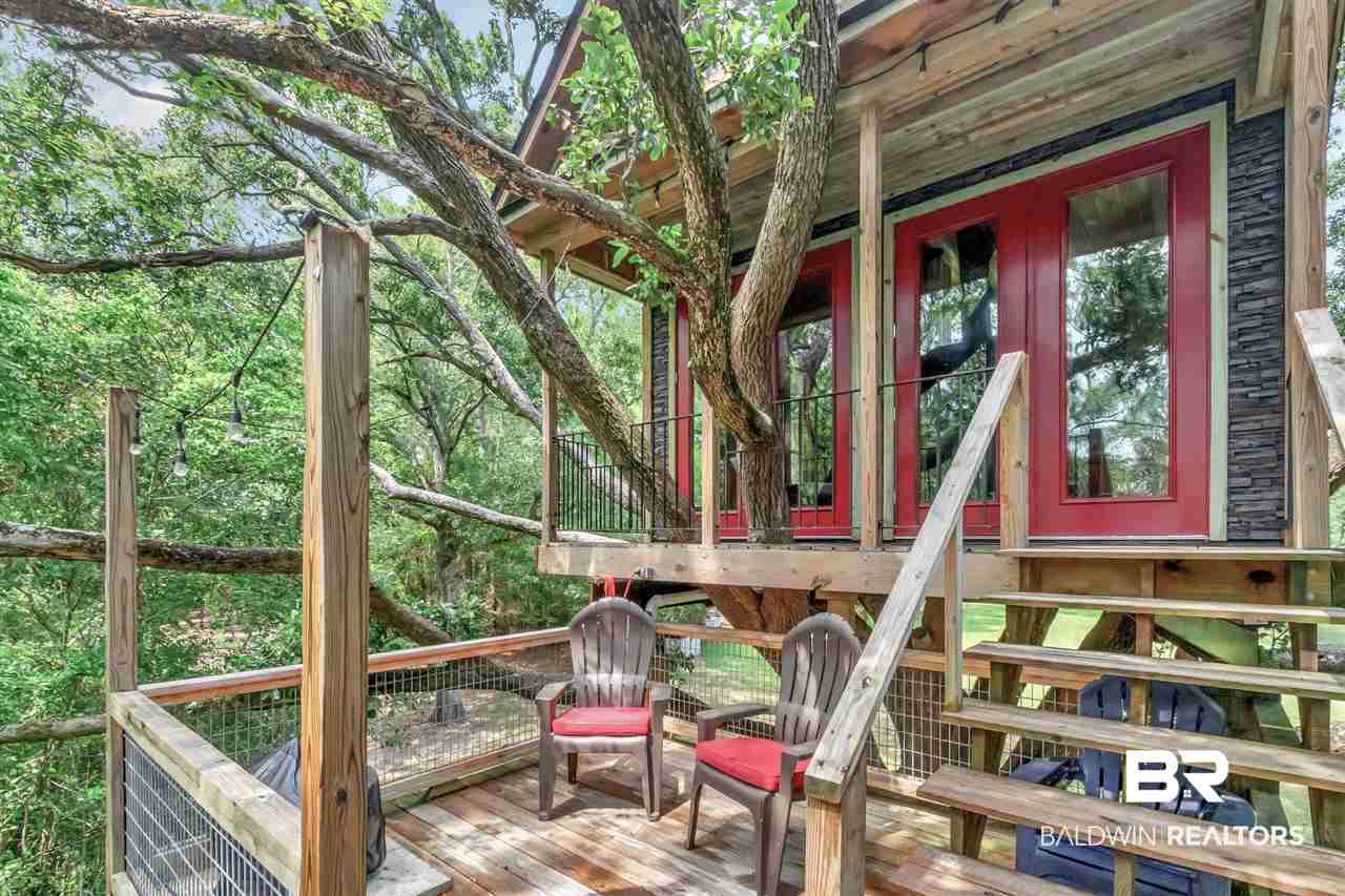 11000 Kelly Road Mobile, AL 36608 - Photo 33 of 48 View looking out of tree house.