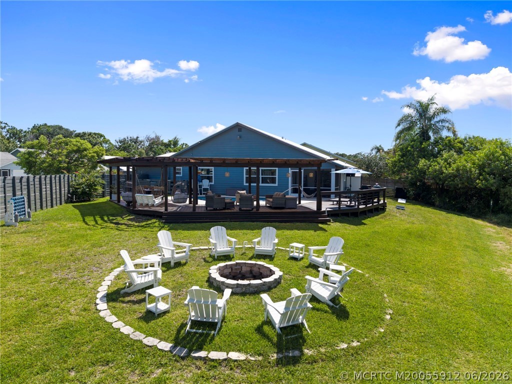 4401 Southeast Satinleaf Place Stuart, FL 34997 - Photo 43 of 51 Back Yard Views