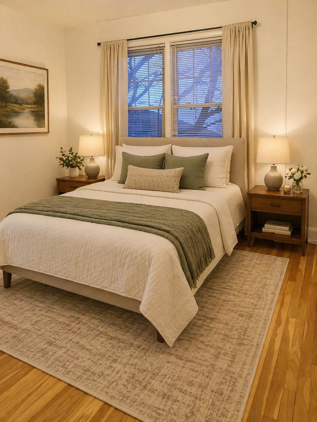 1407 70th Street, Unit 2 North Bergen, NJ 07047 - Photo 14 of 22 a bedroom with a bed and wooden floor