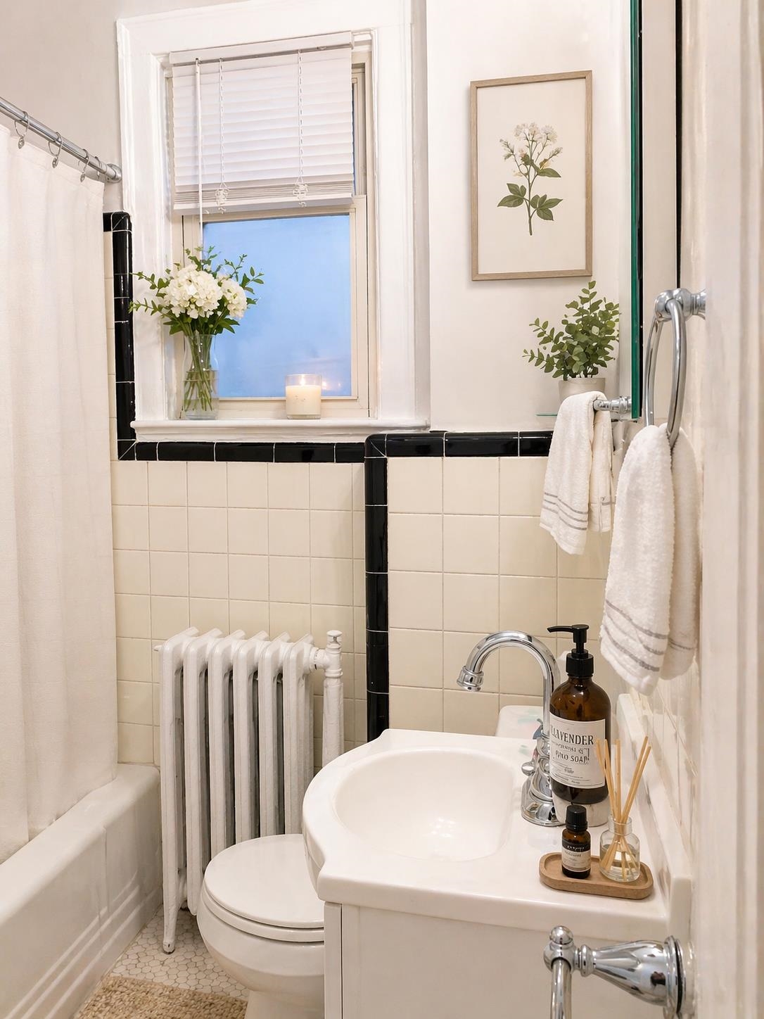 1407 70th Street, Unit 2 North Bergen, NJ 07047 - Photo 20 of 22 a bathroom with a sink a toilet and a window