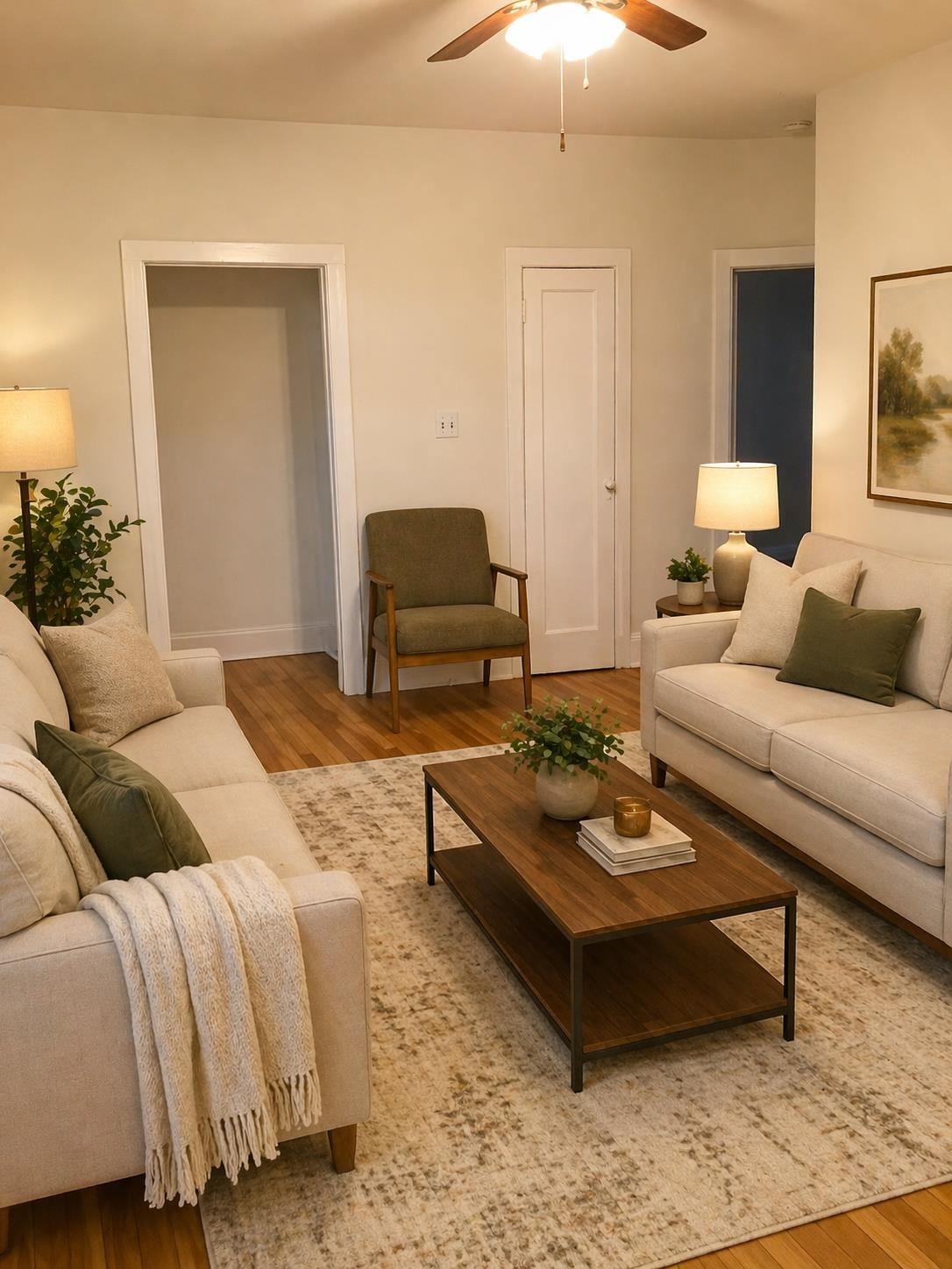 1407 70th Street, Unit 2 North Bergen, NJ 07047 - Photo 9 of 22 a living room with furniture and a couch