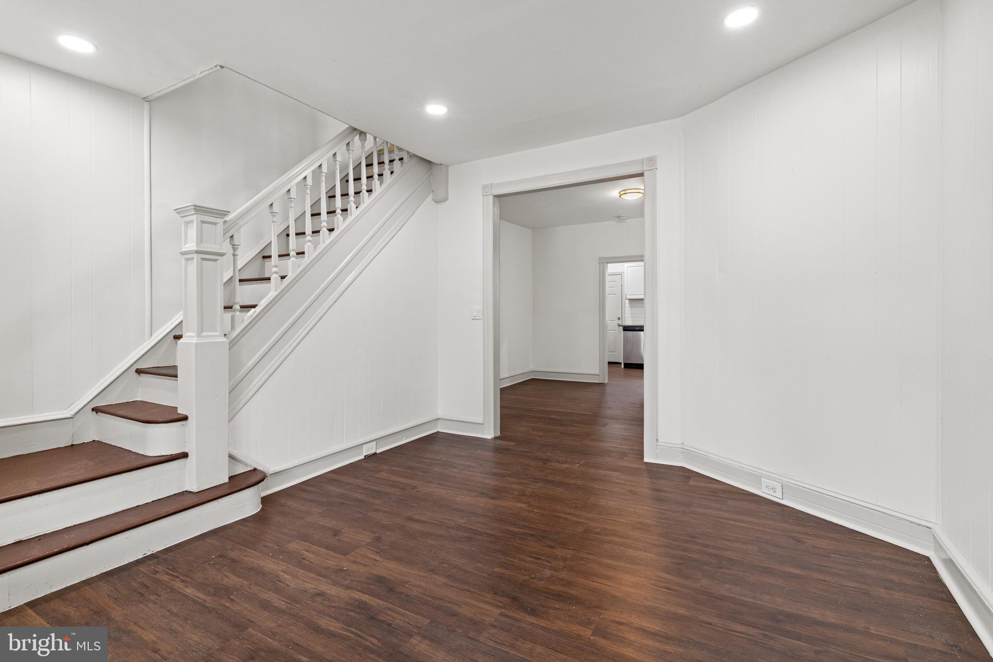 5551 Addison Street Philadelphia, PA 19143 - Photo 4 of 21 a view of entryway with wooden floor