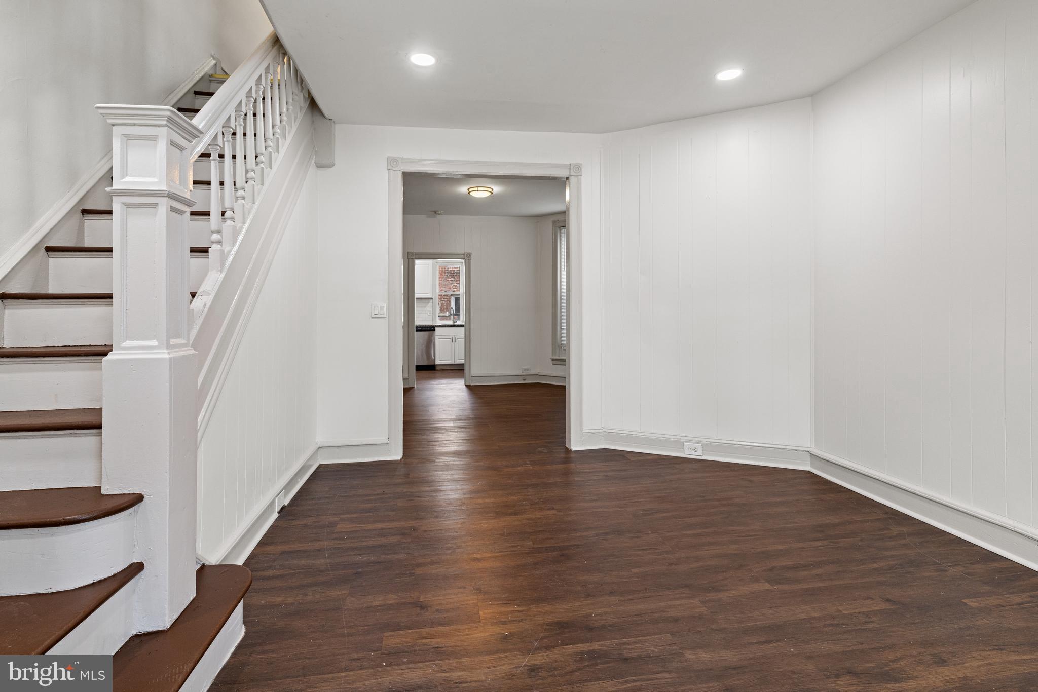 5551 Addison Street Philadelphia, PA 19143 - Photo 5 of 21 a view of entryway with wooden floor