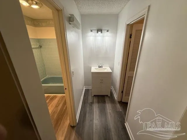 wooden floor in a gallery