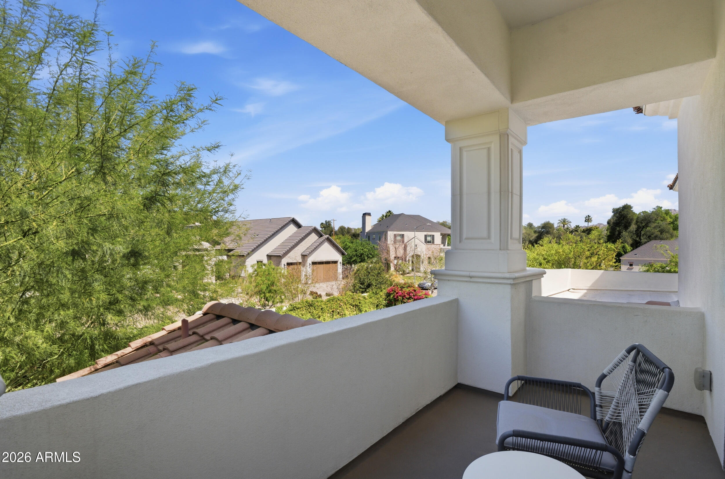 40 West Frier Drive Phoenix, AZ 85021 - Photo 30 of 54 a view of balcony with furniture